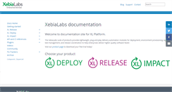 Desktop Screenshot of docs.xebialabs.com